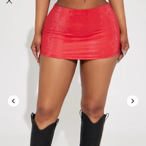 Python Micro Mini Skirt - Picture 2 of 3